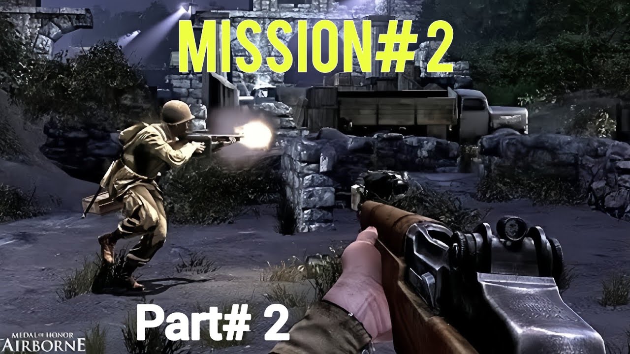 Medal of honor Airborne: Operation Avalanche mission 2, Part 2 - YouTube