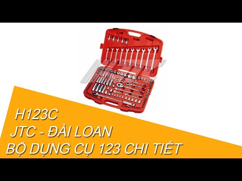 Bộ dụng cụ 123 chi tiết JTC H123C
