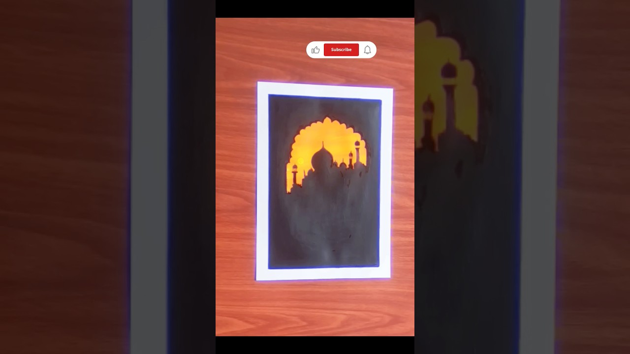 A mosque silhouetted against the  tranquil hues of a setting sun 