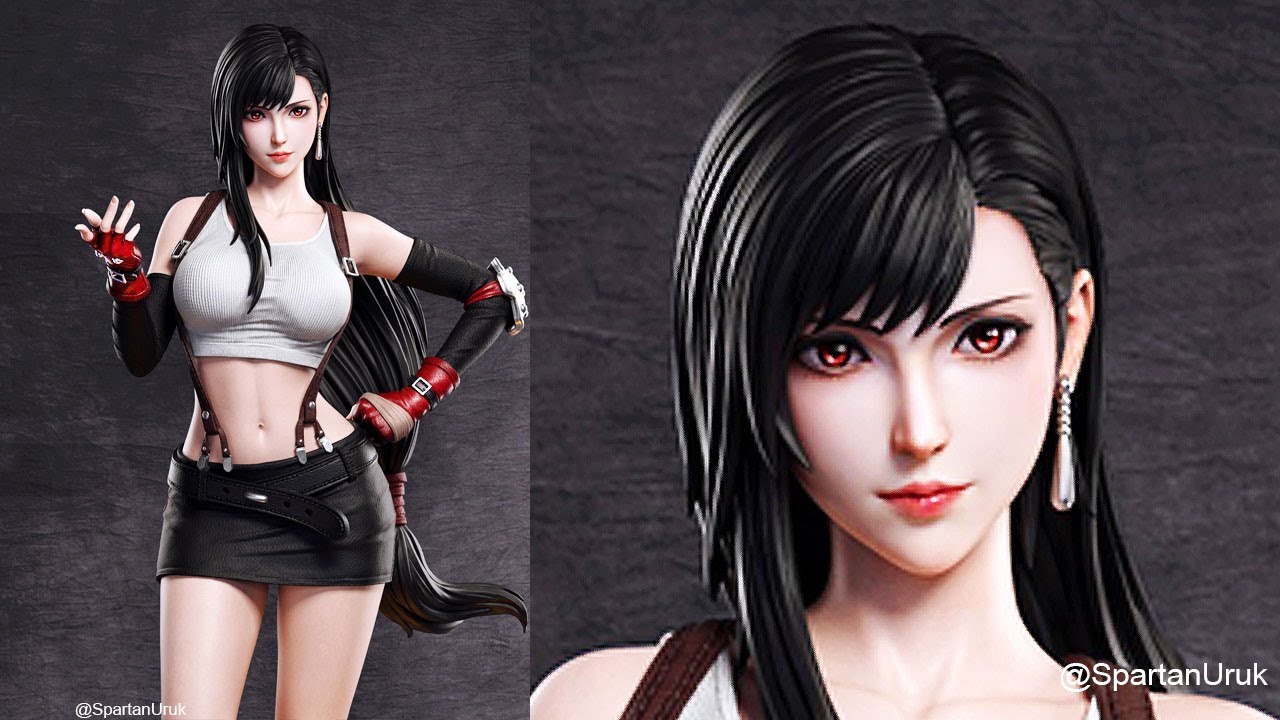 TIFA　ADAMS　AD-1 TIFA ADAMS AD-1 Final Fantasy 1/1 Tifa Statue - RHB Studio