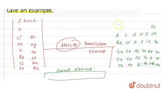 Information What do you mean by representative elements Give an example.  | 10 | PERIODIC TABLE | CHEMISTRY... News