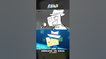 FUNHOUSE | Welcome to Our New Show! (ANIMATIC vs FINAL) #shorts #funhouse #geometrydash #animation