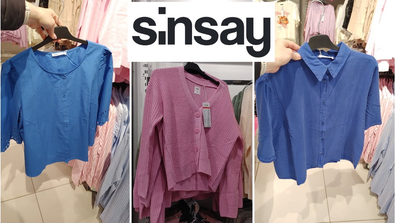 SINSAY❗Niebieski rządzi❗Cudne koszule❗eleganckie szorty❗Duzo koszulek wiosennych 2026