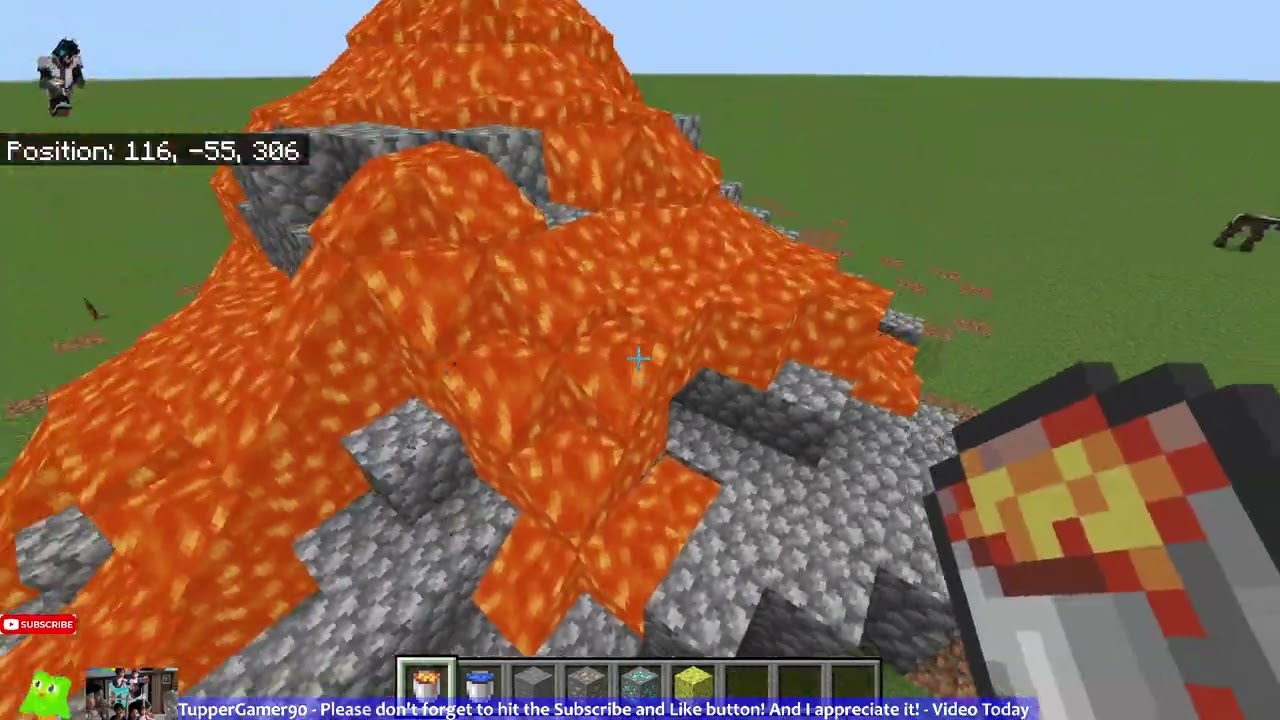 Building a Volcano! - Remote Flatworld F4 World EP5