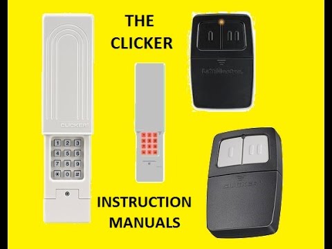 Clicker Remote & Keyless Entry Instructions,PDF,save - YouTube