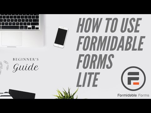 How to create a contact form using Formidable Forms Lite in WordPress (Beginner's Guide)