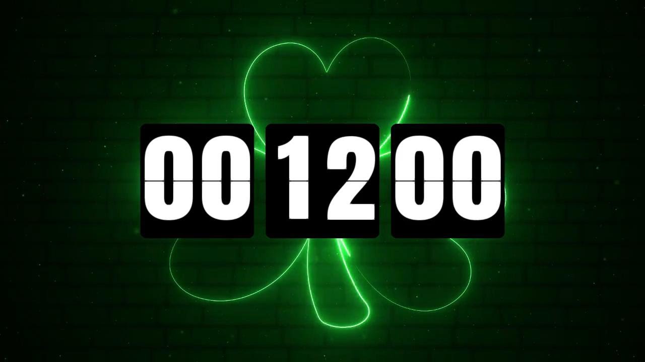 12 minute COUNTDOWN timer - St. Saint Patrick's day - Classroom - YouTube
