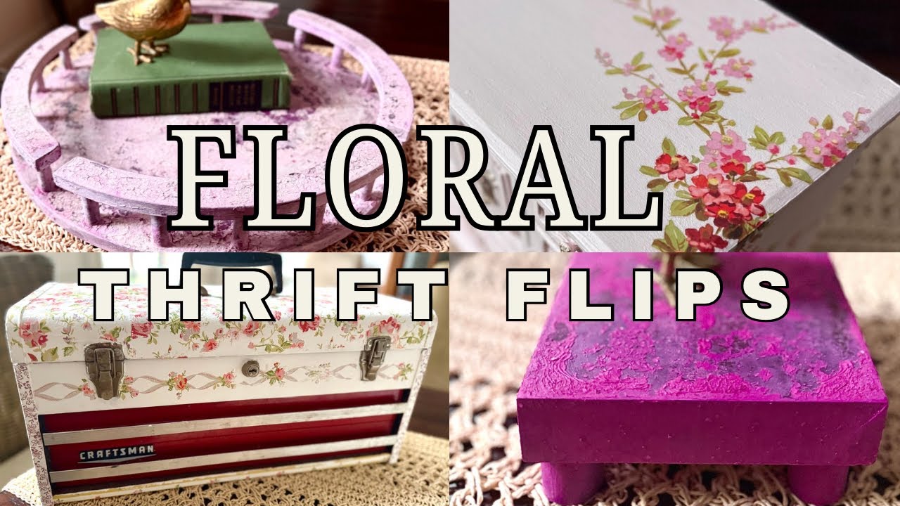 From Thrift Store Junk to Romantic Decor! Boujee Floral Decor on a  Budget-Iron Orchid Designs!