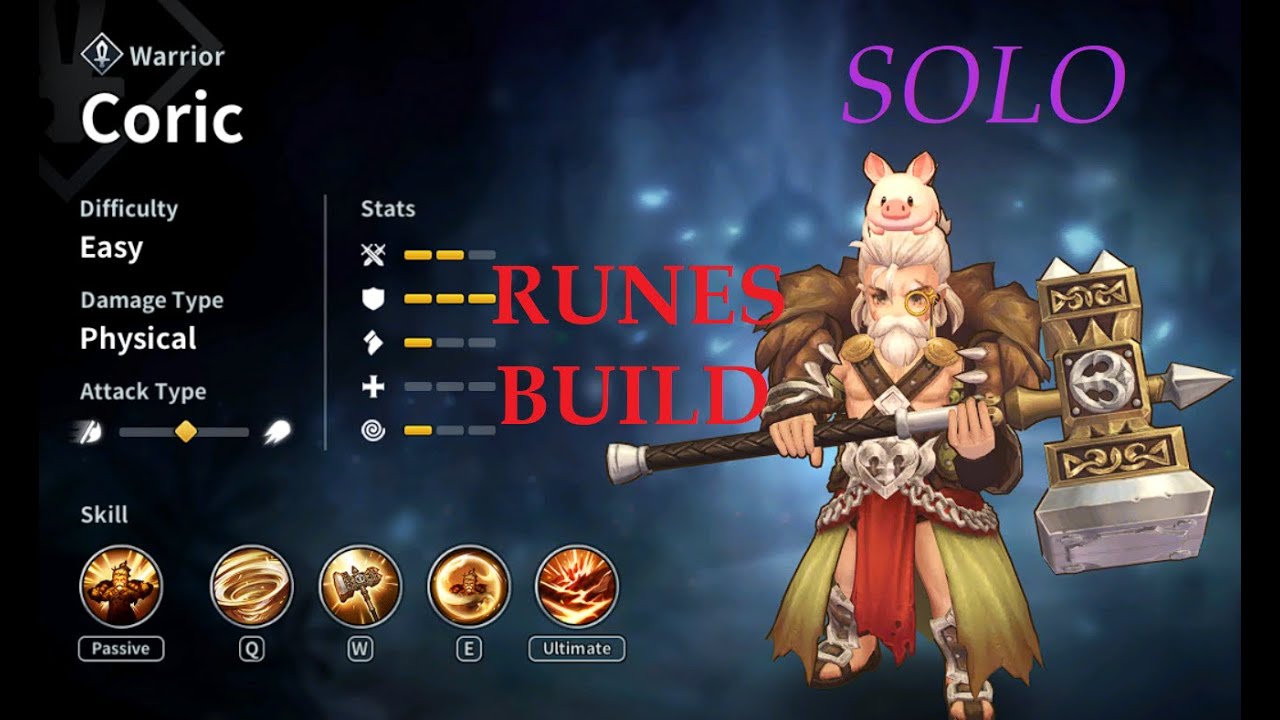 [Royal Crown] Coric build for solo (Full Match, No Commentary)