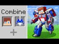 JJ Becomes Optimus Prime TRANSFORMERS - Maizen Minecraft Animation