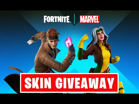 New Rogue & Gambit Bundle + Marvel in Fortnite Item Shop - Free Skin Giveaway