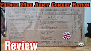 French Army 24hr Combat Ration Menu 9 | MRE Taste Testing