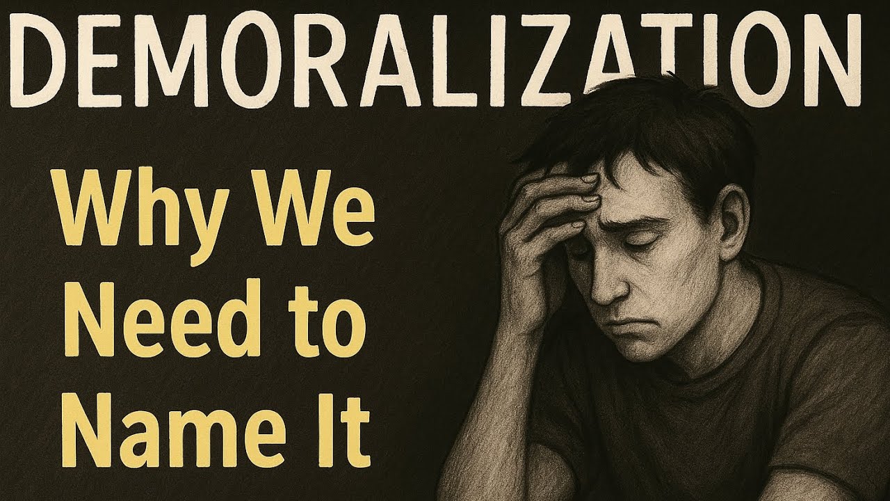 A Quiet Collapse You Can Finally Name - Demoralization