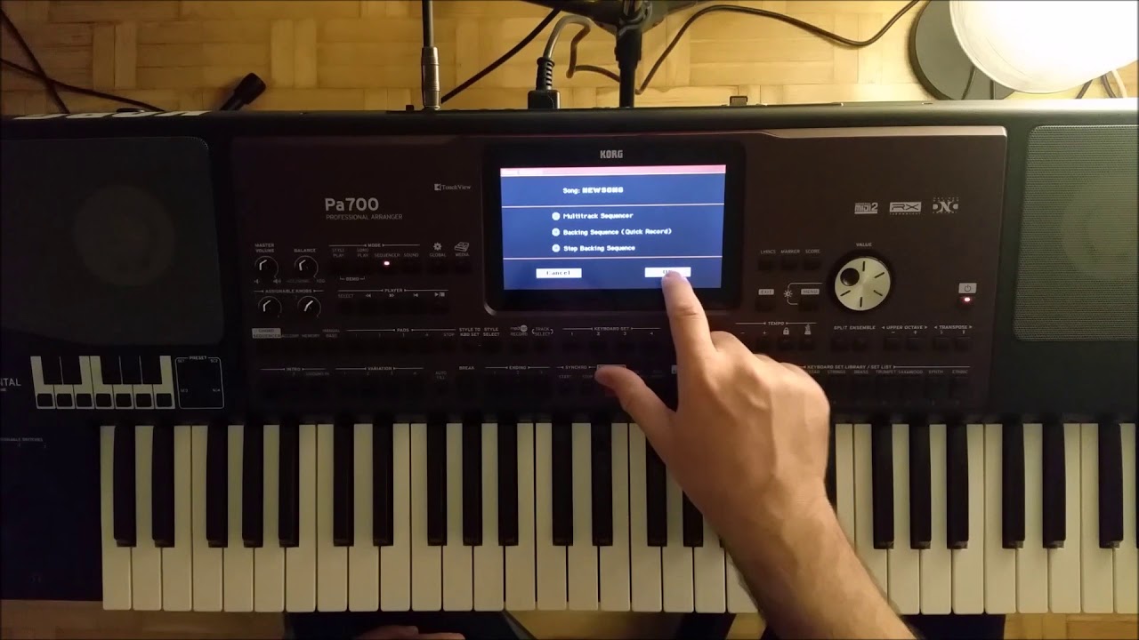 Korg Pa 700 Fayroz song سالتك حبيبي