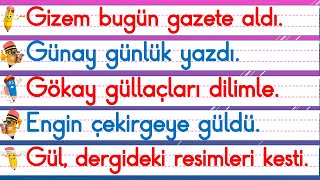 G Sesi Cümle Okuma Çalışması -1 G Sesi Okuma Videosu Pdf Açıklamada