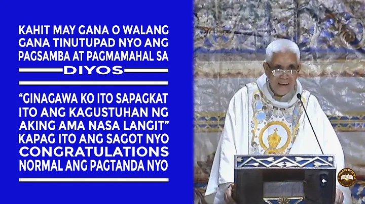 Timeless Wisdom|Homily|May Gana o Walang Gana|Day6NovMass OurLady ofthe Rosary|Fr Enrico Gonzales OP