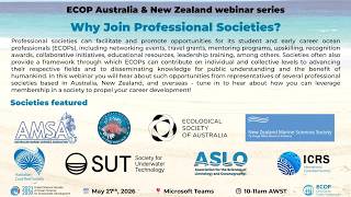 Webinar Series Episode #3 - Why Join Professional Societies?