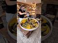 Yellow Black Marble Epoxy Table 💛