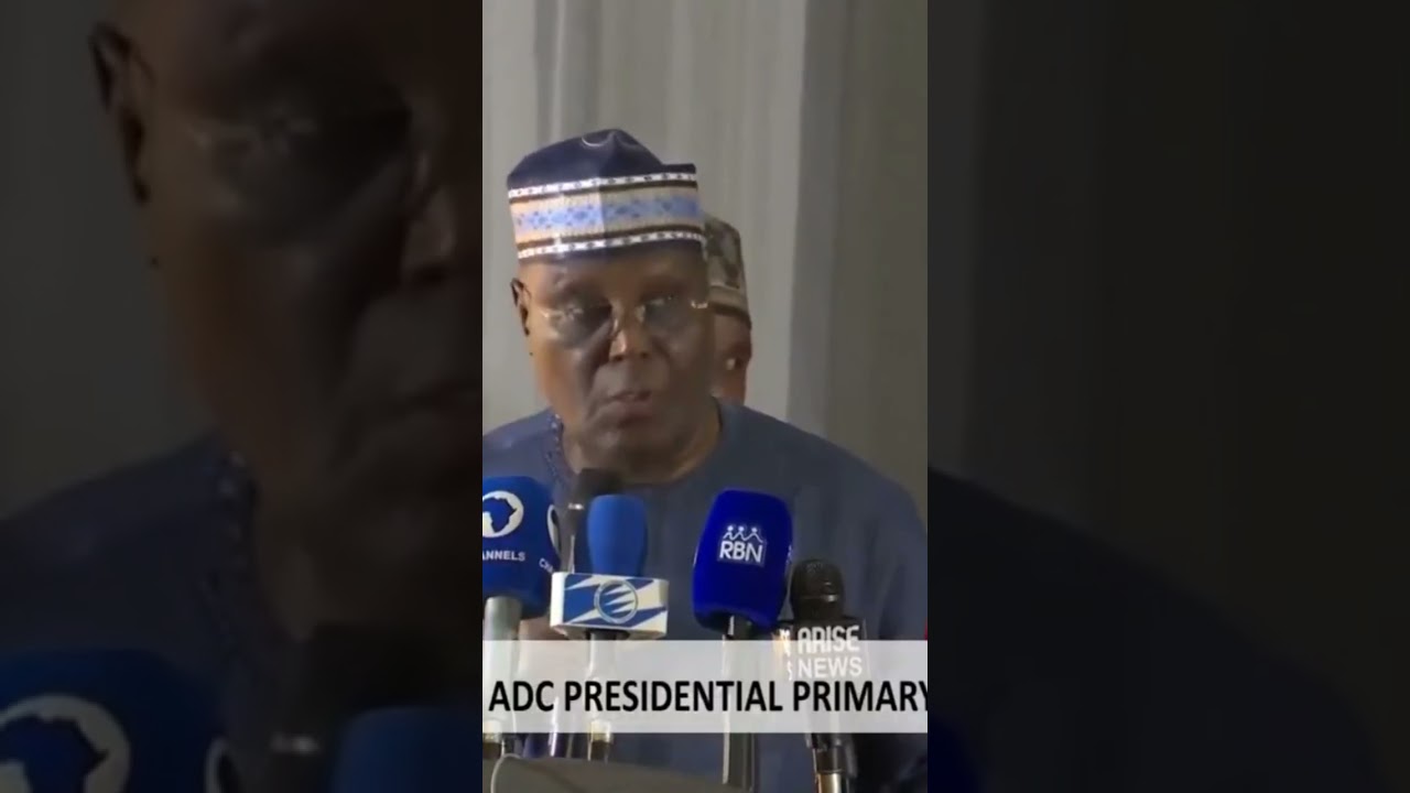 Atiku Abubakar emerges ADC presidential candidate, calls for opposition unity