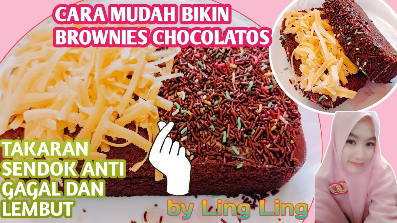 CARA MUDAH BIKIN BROWNIES CHOCOLATOS TAKARAN SENDOK ANTI GAGAL DAN
