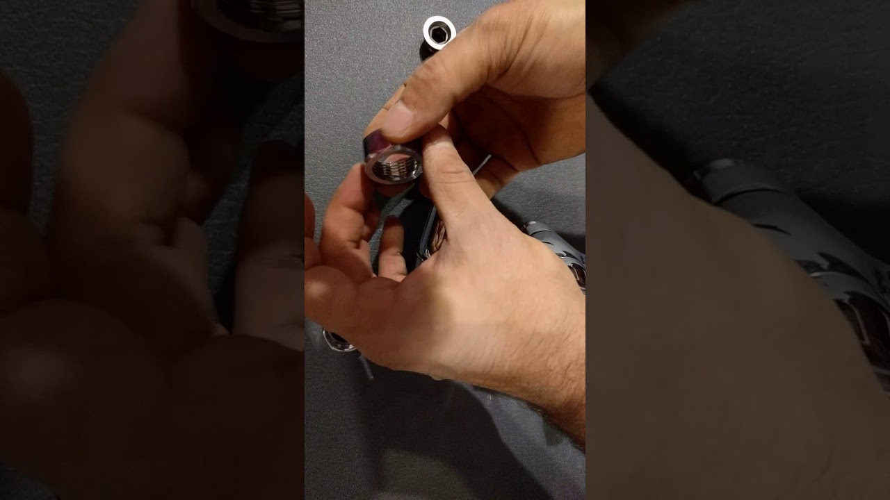 Ремонт смесителя для душа. Замена задней гайки. - YouTube