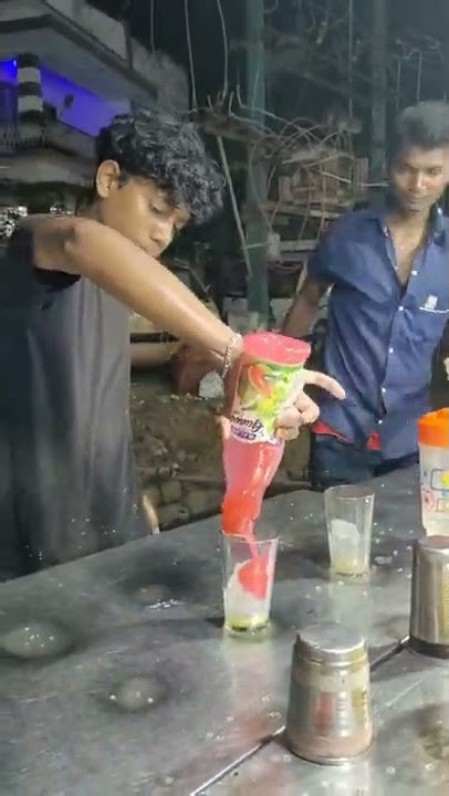 FOOD SKILL what a speed || kulukki sarbath || indian street food || #shorts  #juice || ptm machanzzz