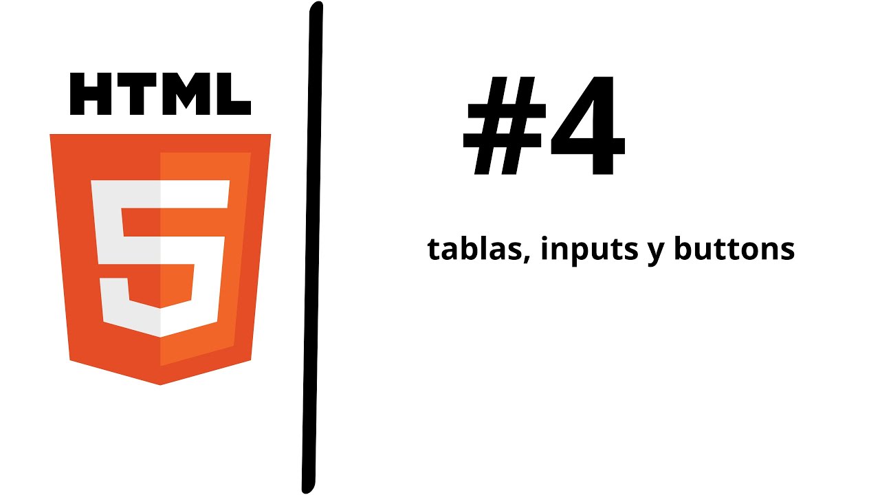 HTML 4: Table, Input, Button - YouTube