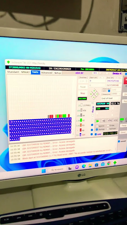 Trying to recover a mechanical hard drive with Victoria 4.73b