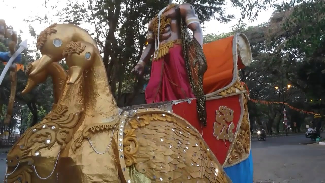 panjim shigmo floats preparation Goa 2018 latest