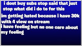 I dont buy subs