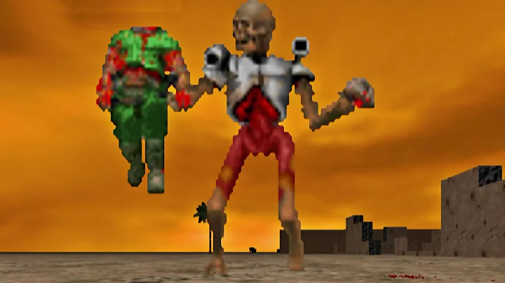 Ways to die in Brutal Doom (Enemy on player fatalities)