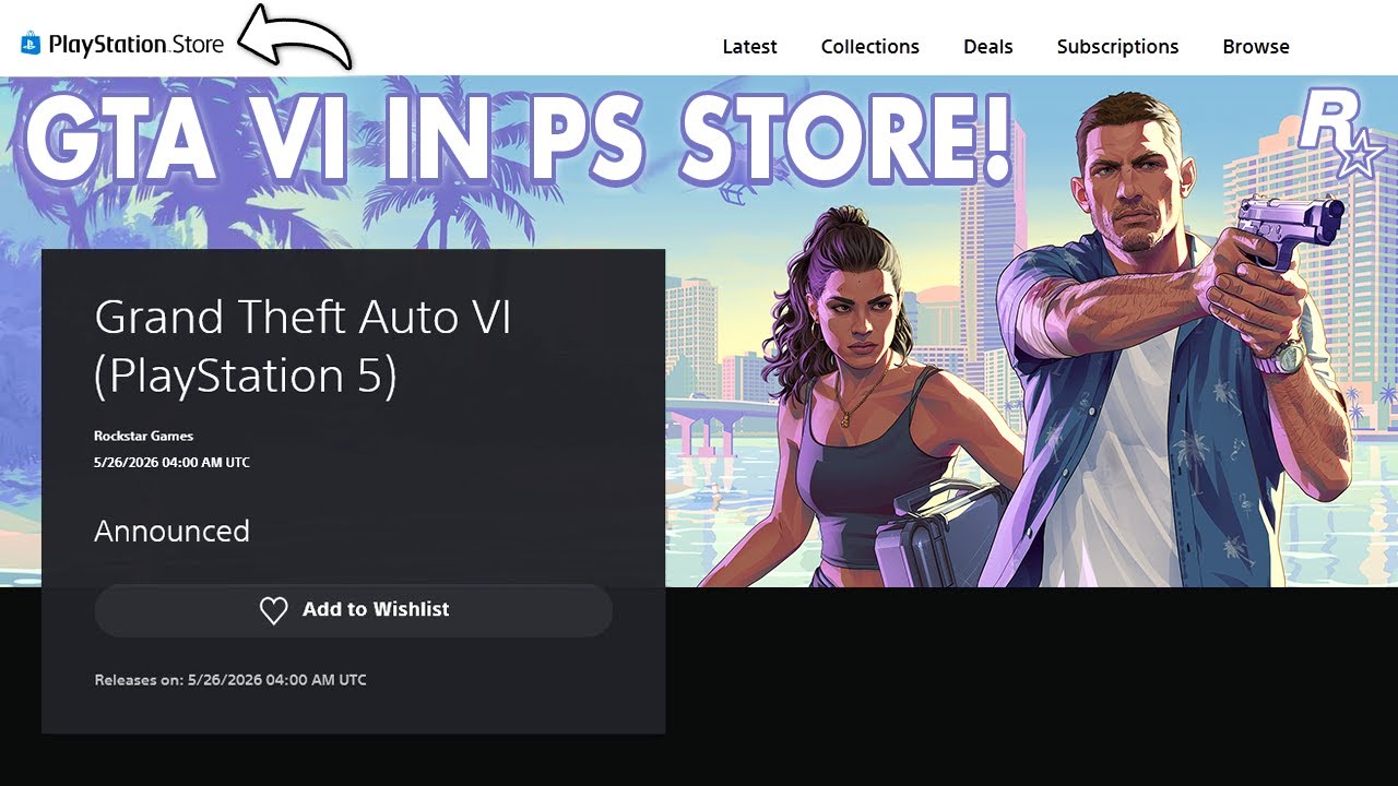 Do This NOW With GTA VI In The PlayStation Store YouTube 