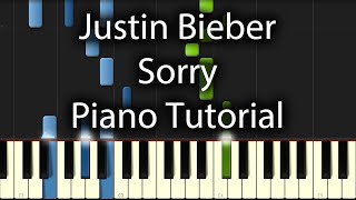 Justin Bieber - Sorry Tutorial (How To Play On Piano) Prod. By Skrillex & Blood
This is my tutorial for Justin Biebers new Single #Sorry
Other JB Tutorials:
Justin Bieber - Love Yourself: https://youtu.be/aXB9OUWQOyo
Justin Bieber feat. Halsey - The Feeling: https://youtu.be/oeJe2uyyPxA
Justin Bieber - Sorry: https://youtu.be/RANWChrWiAY
Justin Bieber feat. Selena Gomez - Strong: https://youtu.be/X3-7RidijsM
Justin Bieber - What Do You Mean: https://youtu.be/NAjcQYSfTAY
Justin Bieber - Future feat Khalil: https://youtu.be/mPELYTbhHzo
Jack Üs (Skrillex & Diplo) feat. Justin Bieber - Where Are You Now: https://youtu.be/1TrdxOtedAE
What other Songs out of his #PurposeAlbum do you want me to cover?
Mark My Words
Show You
What Do You Mean?
Sorry
Love Yourself
Company
No Pressure Feat. Big Sean
No Sense feat. Travis Scott
The Feeling feat. Halsey
Life Is Worth Living
Where Are U Now feat. Diplo and Skrillex
Children
Purpose
Been You
Get Used to Me
We Are feat. Nas
Trust
All In it
What Do You Mean (Remix) Feat. Ariana Grande
Join Me:
╰▶ Facebook: http://www.facebook.com/sam4sbmusic
╰▶ Instagram: http://instagram.com/sam4sb
╰▶ Twitter: https://twitter.com/sam4sb Justin Bieber - Sorry Tutorial (How To Play On Piano) Prod. By Skrillex & Blood