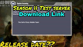 COD Mobile Season 11 Test server Release Date | Edit (No test server Confirmed by devs)