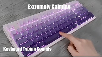 🔥 Satisfying ASMR Keyboard Typing Sounds | Relaxing & Focus-Boosting Ambience for Work & Study
