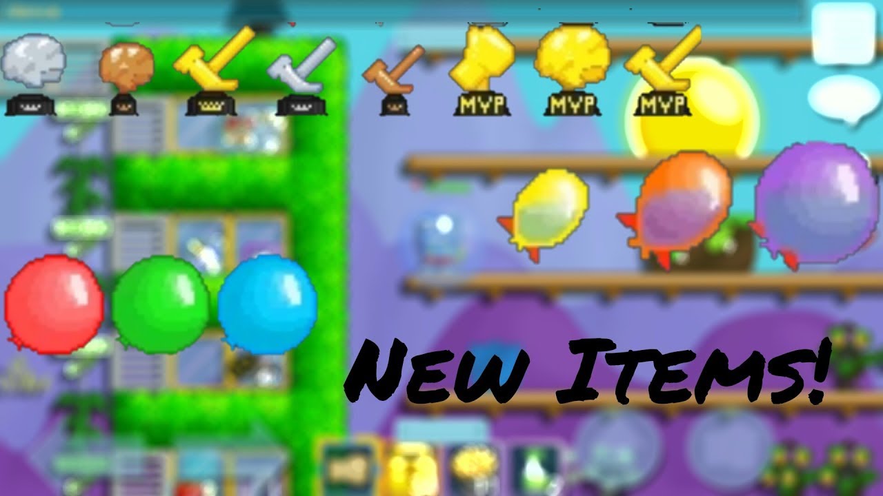 New Items War Balloons (GROWTOPIA)+ My Voice