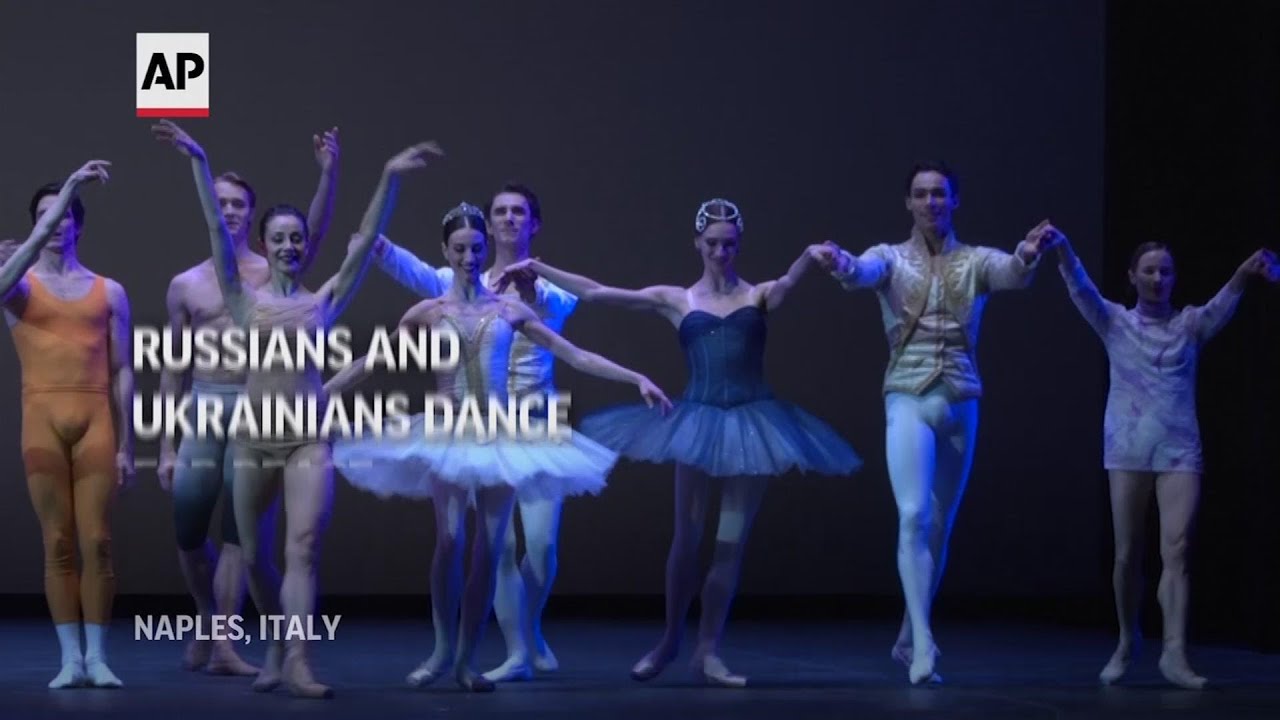 Russian and Ukrainian ballet stars dance for peace