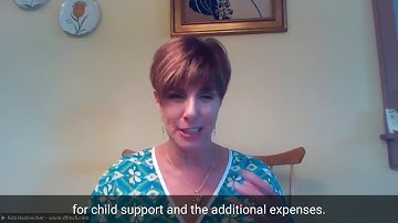 Ada Hasloecher: Child Support 101: 4. Additional Child Support Expenses