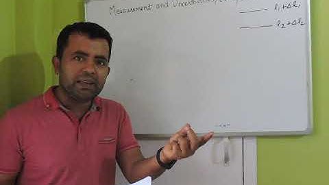 Error and measurement part 2