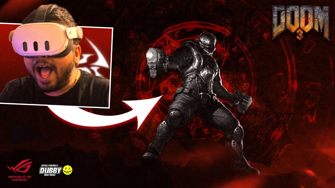 Doom 3 VR Gameplay on the Meta Quest 3 is INSANE!