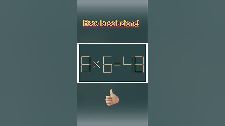 Rompicapo con i fiammiferi - Aggiungi 2 fiammiferi per avere un'uguaglianza vera #quiz #rompicapo