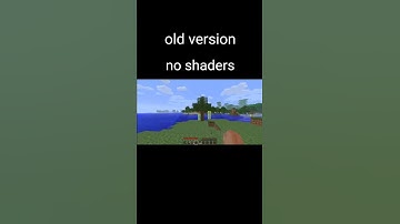 Old vs new shaders in Minecraft #shorts