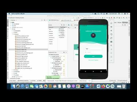 Auditorium Booking System | Android Project Tutorial | Android CRUD Project