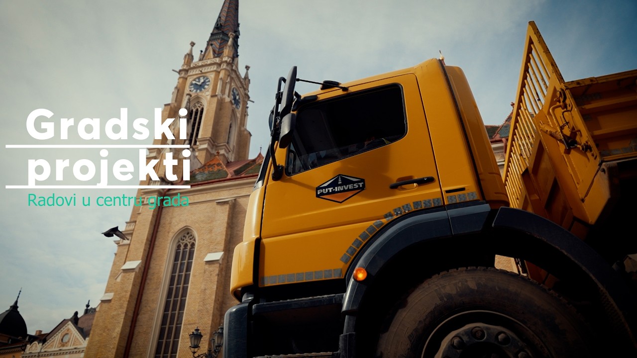 Gradski projekti - Radovi u centru na linijskom odvodnjavanju