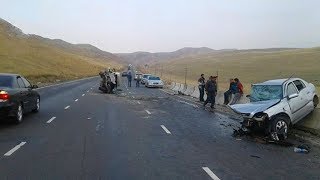 5 нафар Ўзбекистонлик минган Нексия Халокатга учради