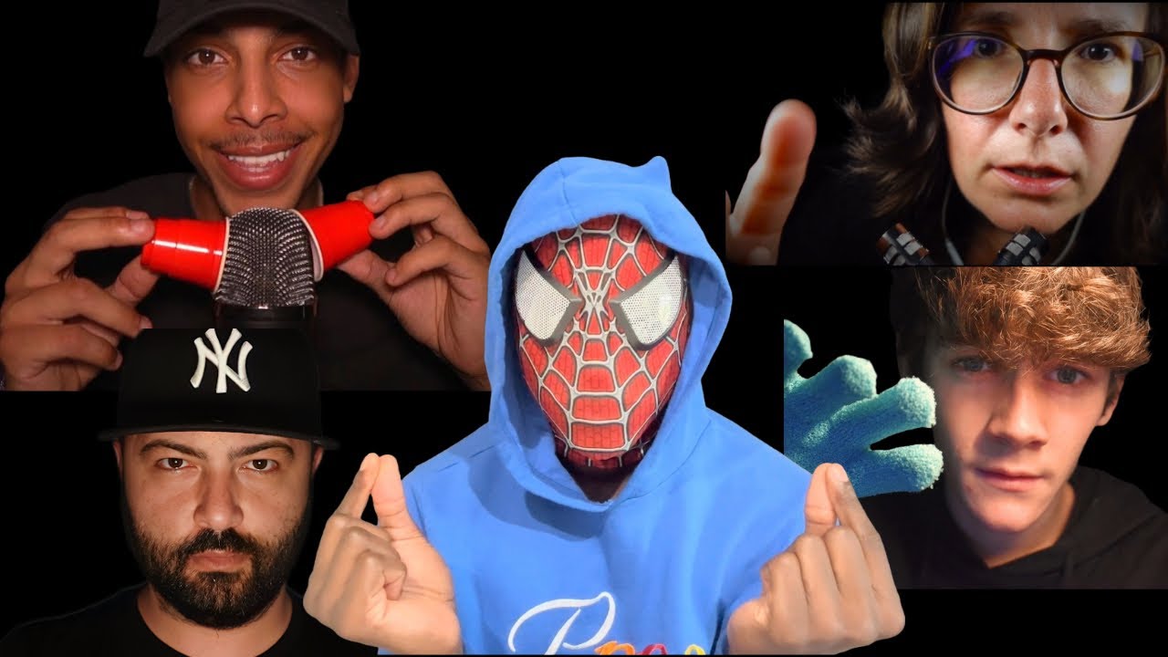 Tingliest ASMR Mouth Sounds & Hand Movements Collaboration 1 Hour