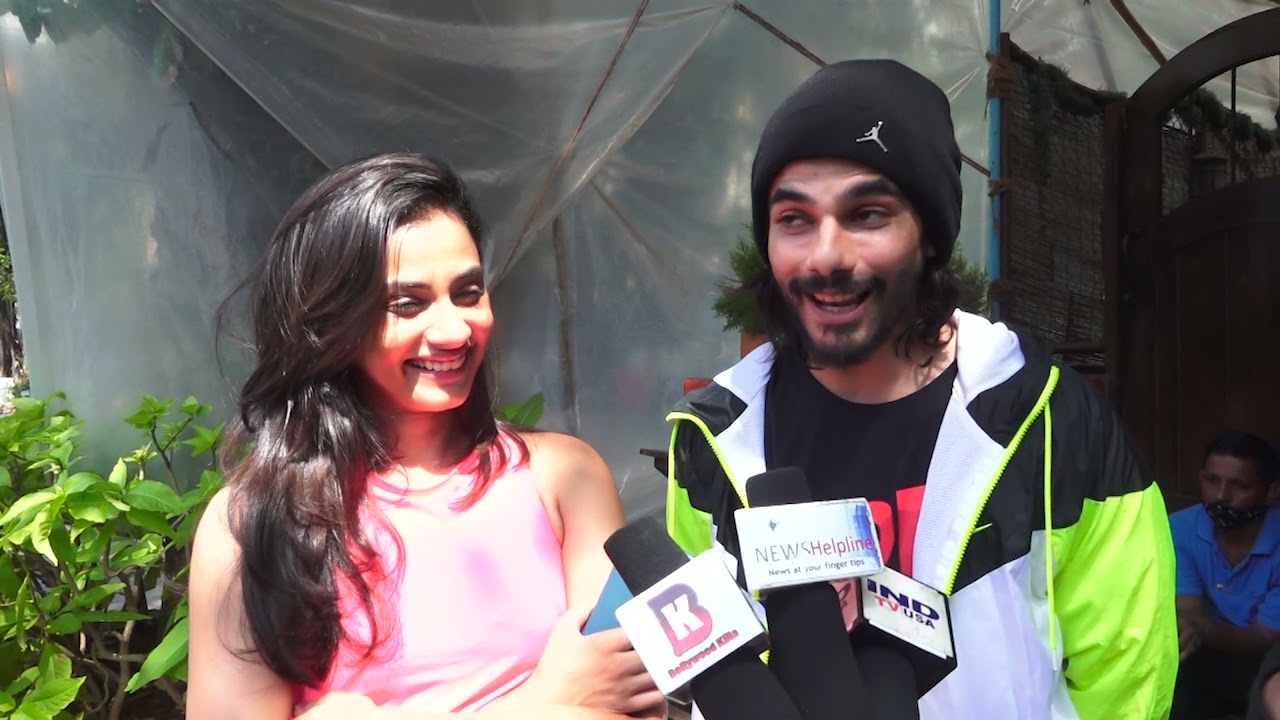 Girgit Nakul Sahdev, Taniya Kalrra and Ashmita Jaggi Promoting  ! mx player Web Series