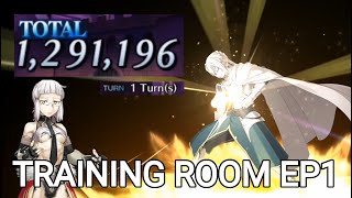 【FGO】1,291,196 np damage on the 1st turn | Training Room 1 | Bedivere