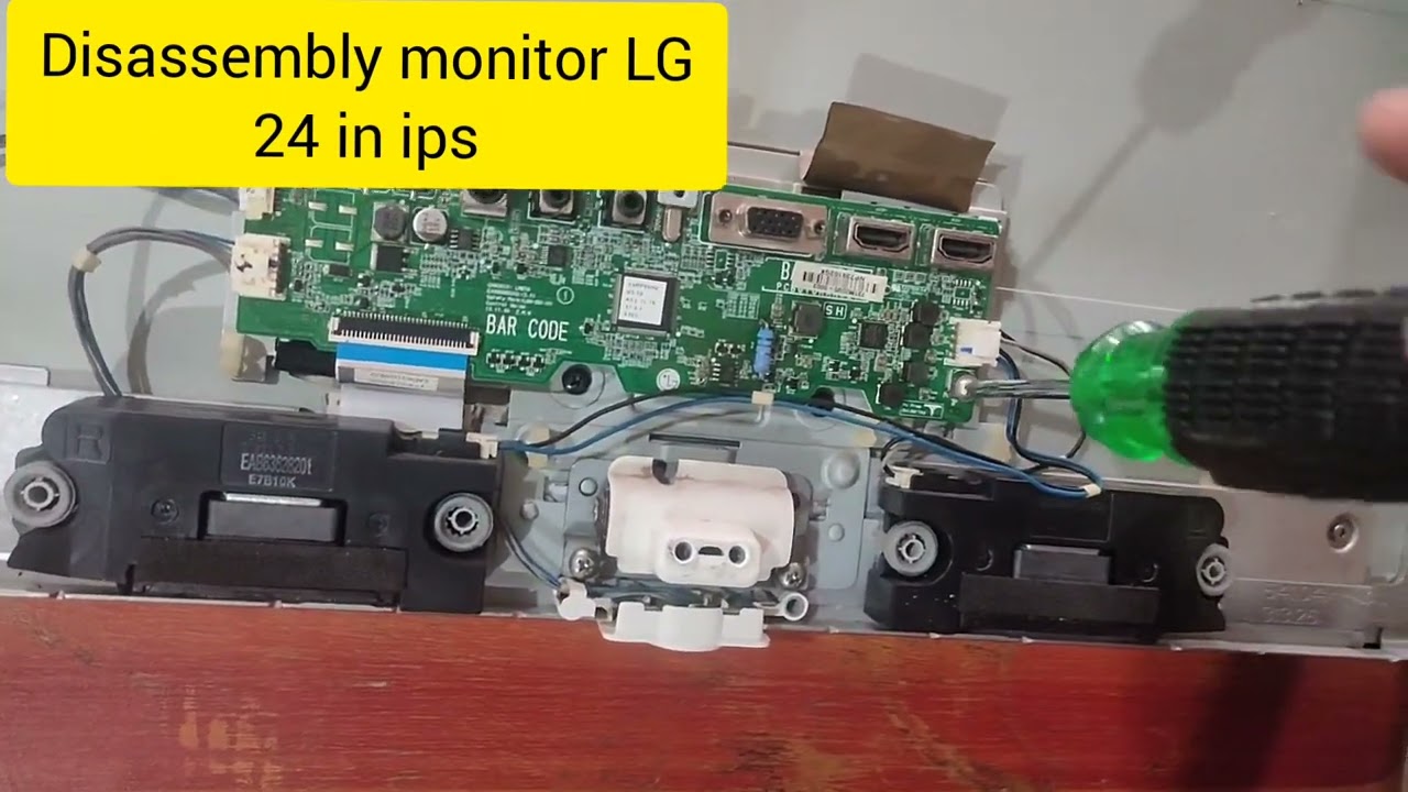 Disassembly monitor LG 24mp88 Ips