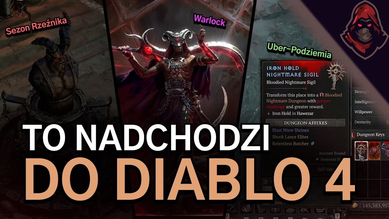 Co przyniesie Marzec i Kwiecień do Diablo 4 - Podsumowanie prezentacji o Warlocku i Sezonie Rzezi